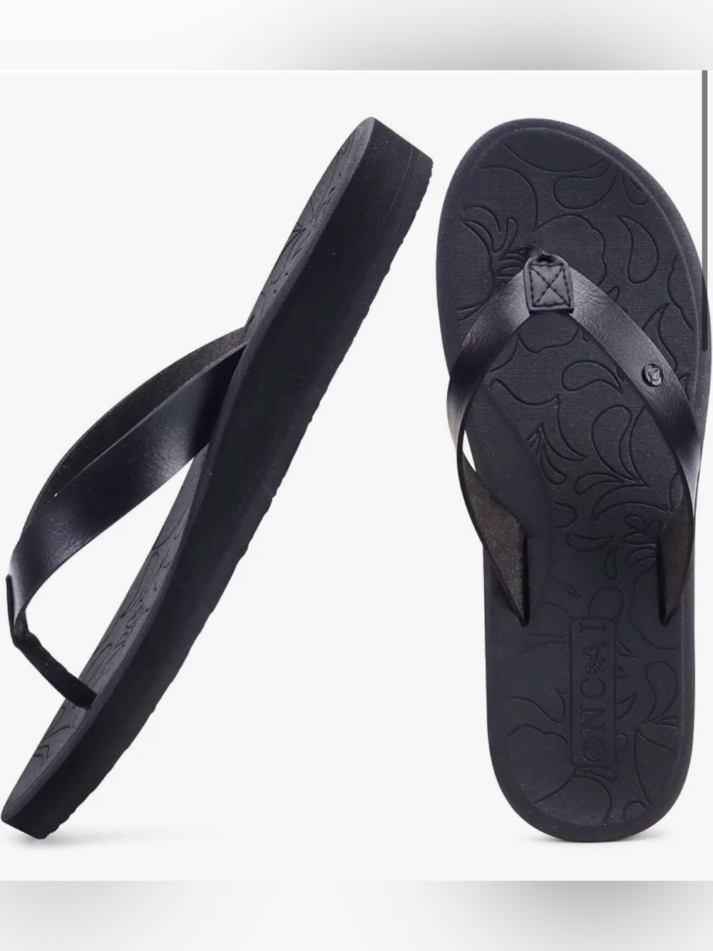 Women’s Microfiber Leather Yoga Mat Arch Support Flip-Flop Sandals